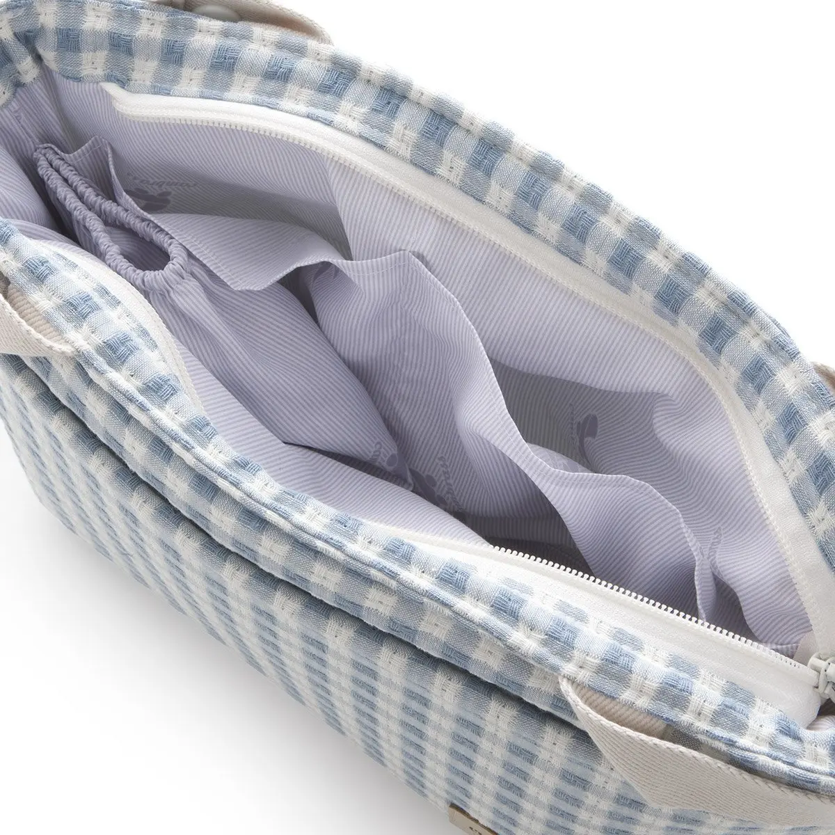 Bolso organizador vicky azul 13x38x20 cm - Imagen 3