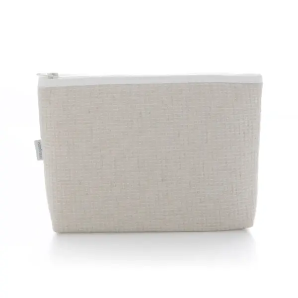 Bolsa aseo naturale beige 6x28x20 cm