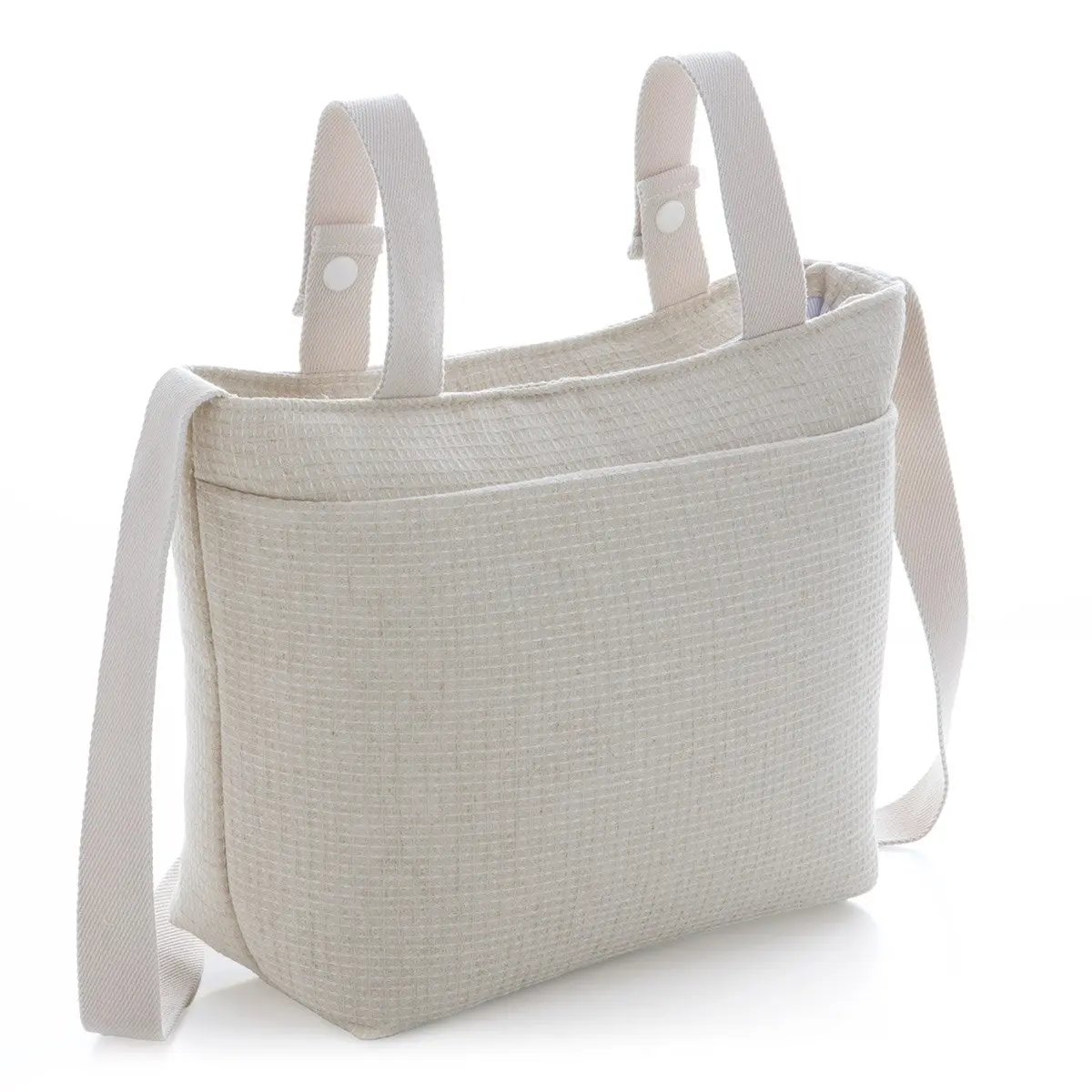 Bolso organizador xl naturale beige 15x38x28 cm - Imagen 2