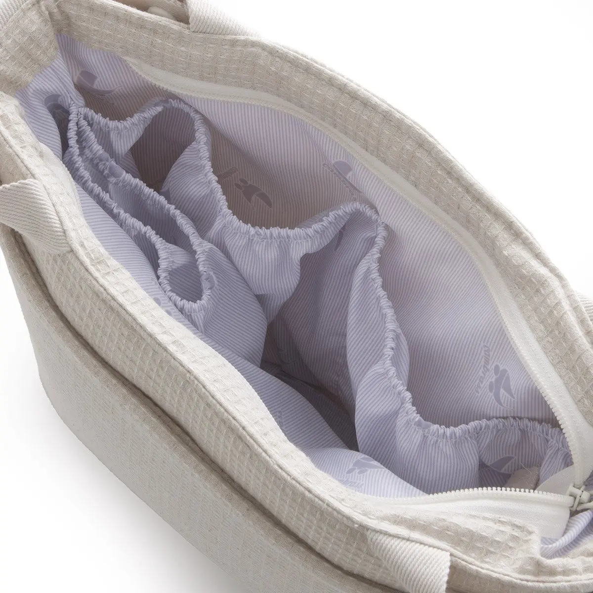 Bolso organizador xl naturale beige 15x38x28 cm - Imagen 3