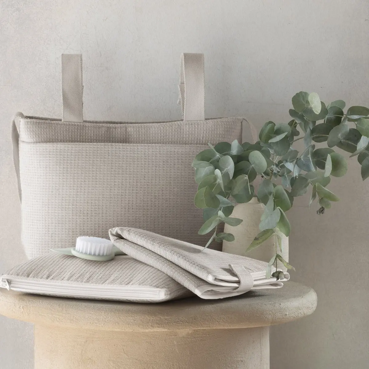 Bolso organizador xl naturale beige 15x38x28 cm - Imagen 4