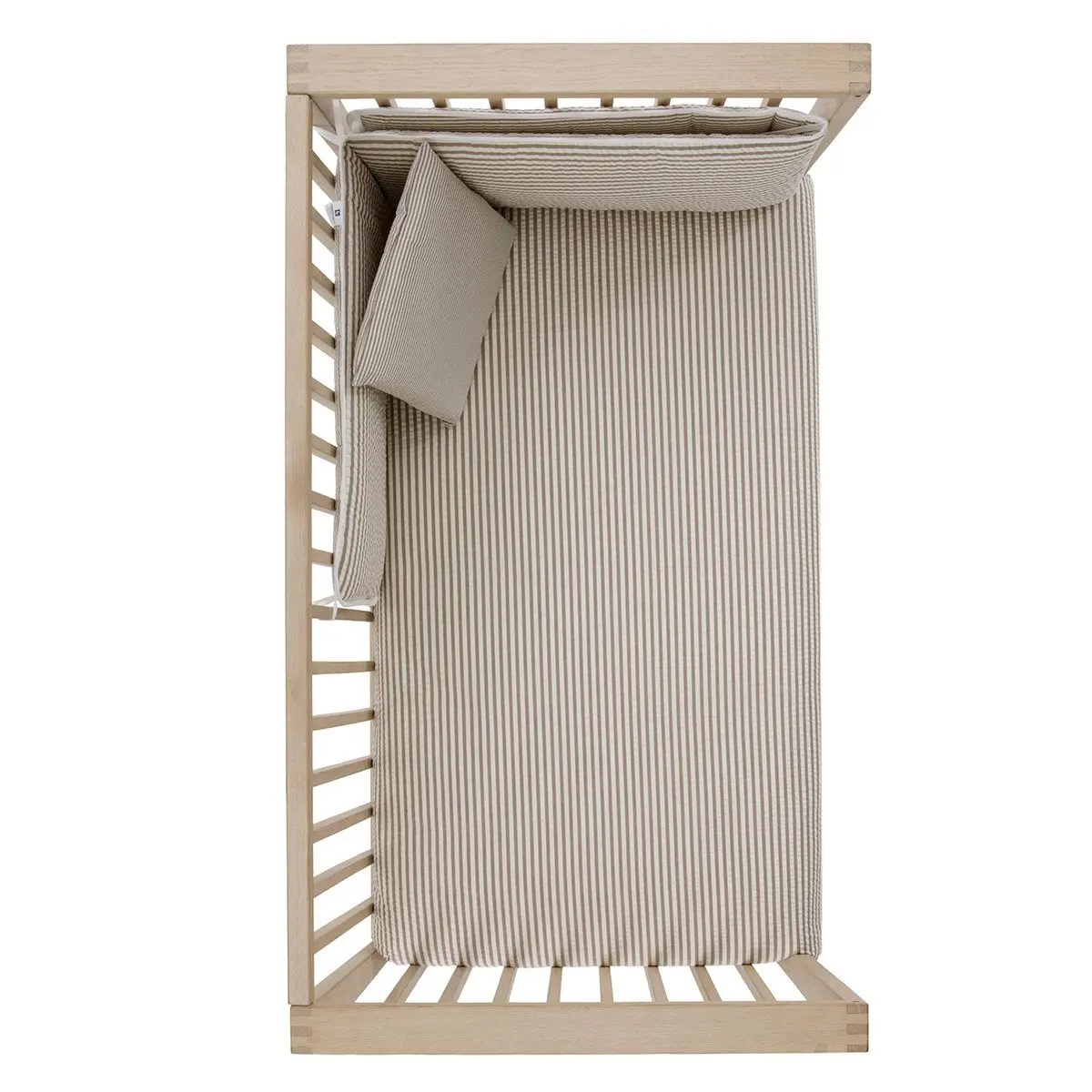 Jgo 2 pcs.colcha i-v. cuna 60 derby beige 60x120x3 cm - Imagen 3