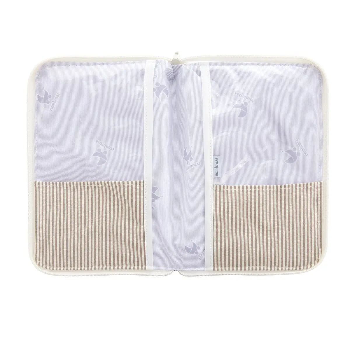 Portadocumentos derby beige 3x19x27 cm - Imagen 2