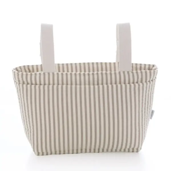 Bolso organizador derby beige 13x38x20 cm