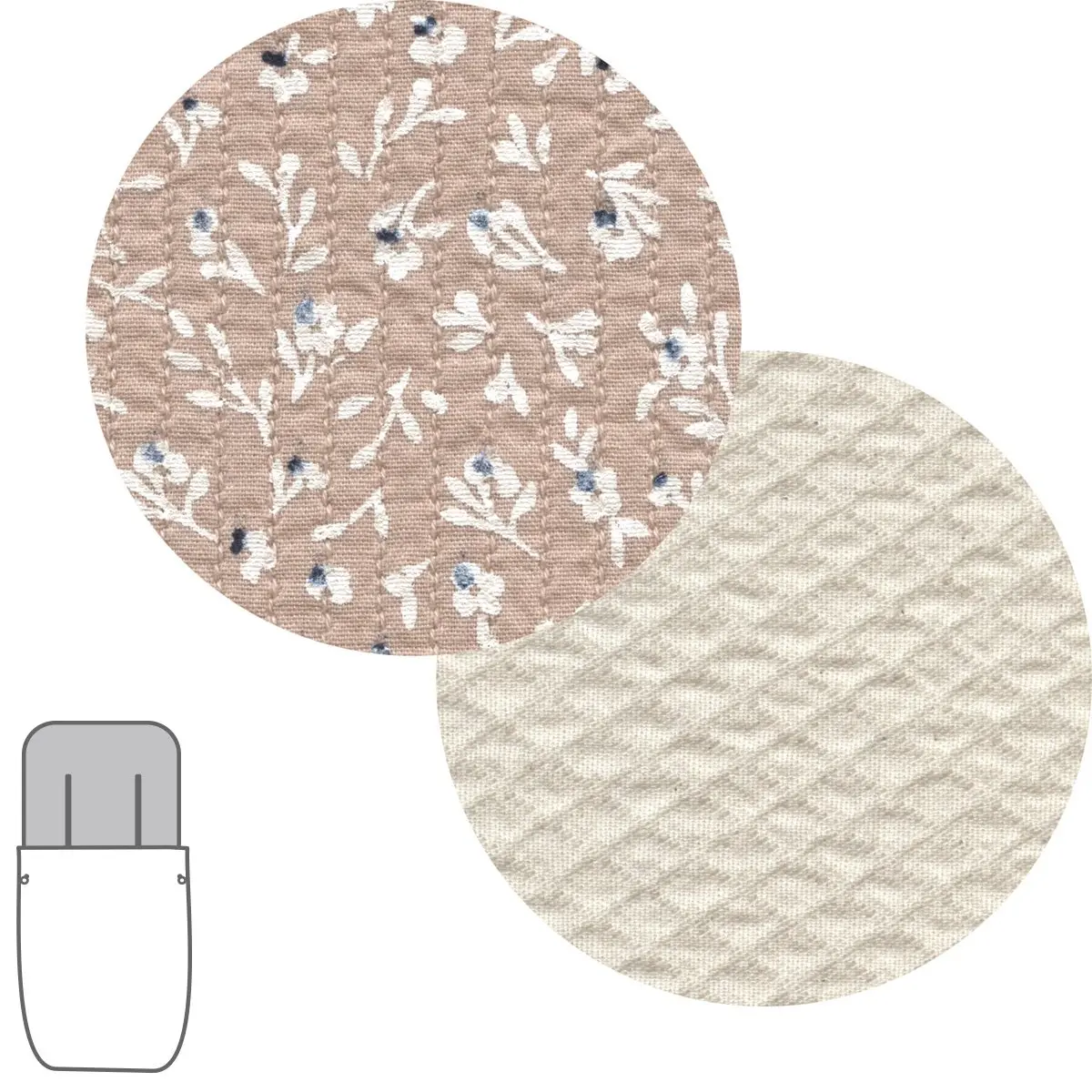 Saco silla tokyo universal rustic beige 43x92x5 cm