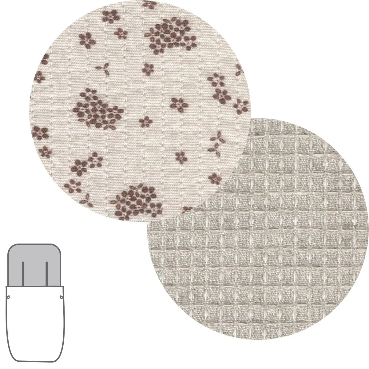 Saco silla tokyo universal naturale marron 43x92x5 cm