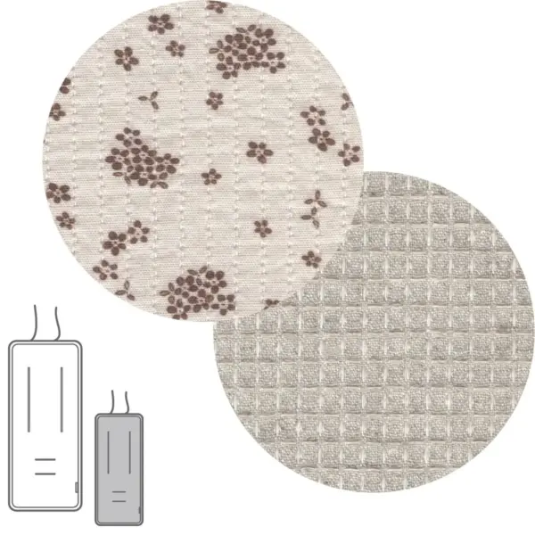 Colchoneta silla uni.rev.recta naturale marron 30x80x1 cm