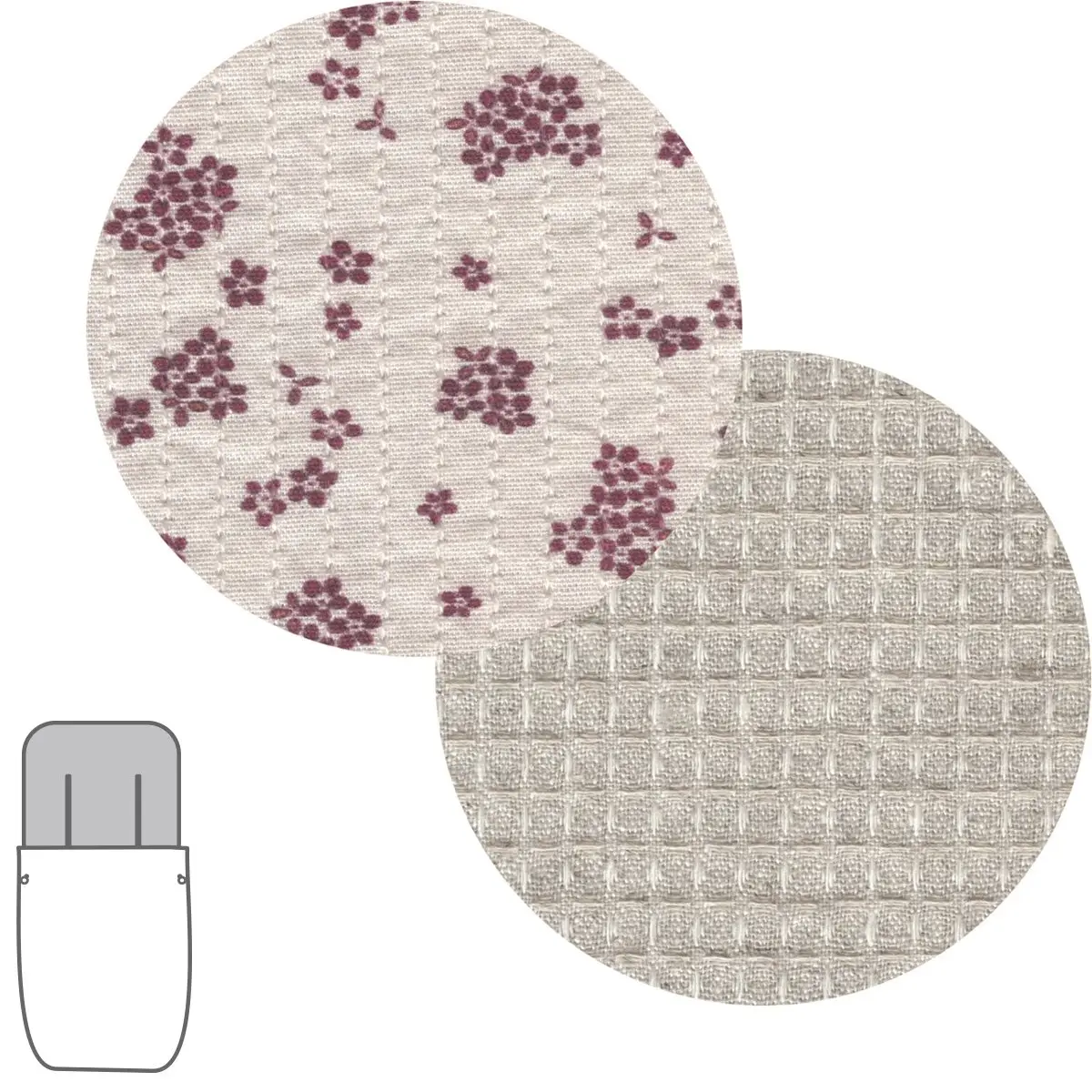 Saco silla tokyo universal naturale rosa 43x92x5 cm