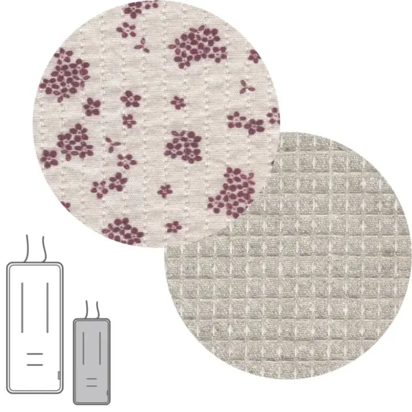 Colchoneta silla uni.rev.recta naturale rosa 30x80x1 cm