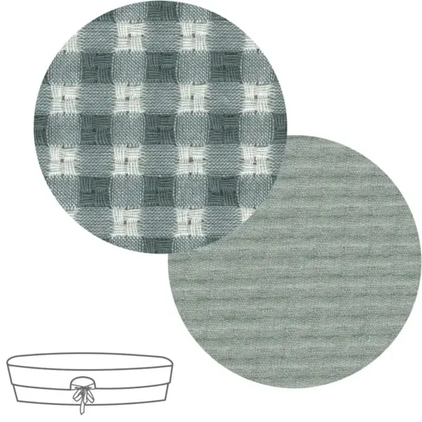 Cubre cuco capazo cremall.rev. vicky verde 35x75x35 cm