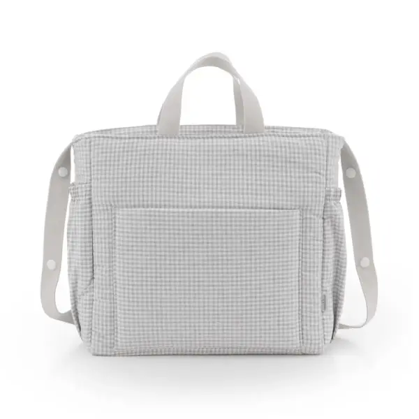 Bolso maternal pack polo grey 16x43x37 cm