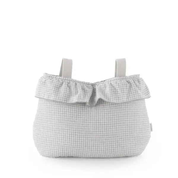 Bolso organizador boho polo grey 13x38x20 cm