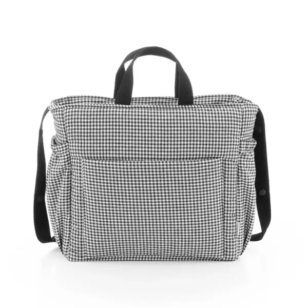 Bolso maternal pack polo black 16x43x37 cm