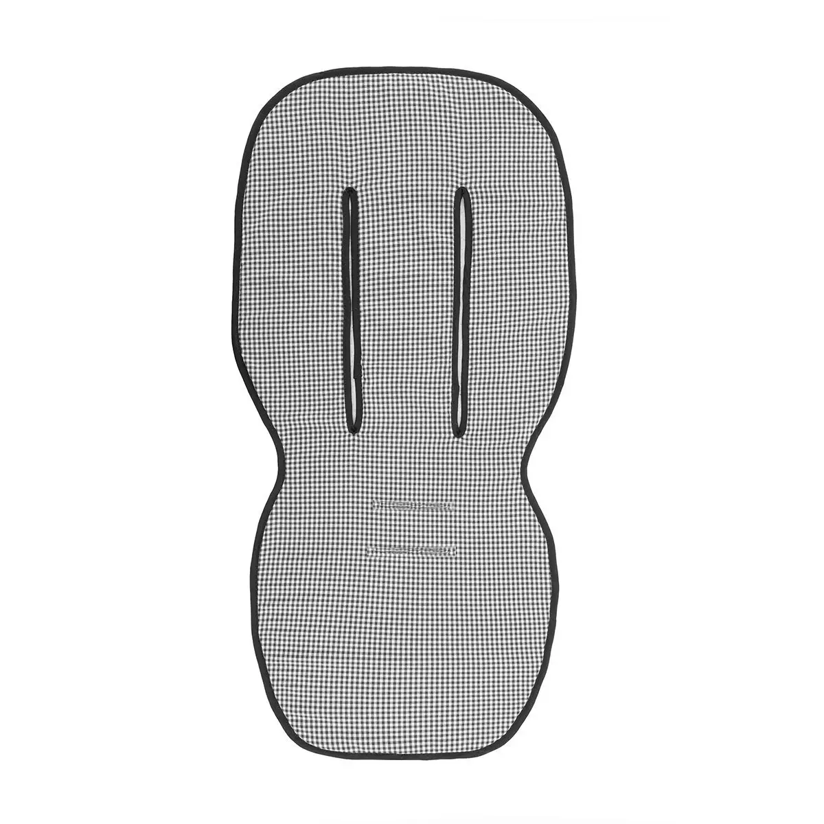 Colchoneta silla univ.ovalada polo black 43x88x1 cm - Imagen 2