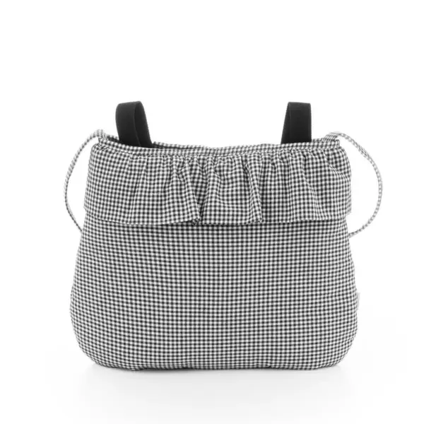 Bolso maternal boho polo black 3.5x41x38.5 cm