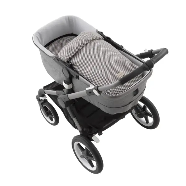 Saco capazo + colchoneta polo black 35x80x6 cm