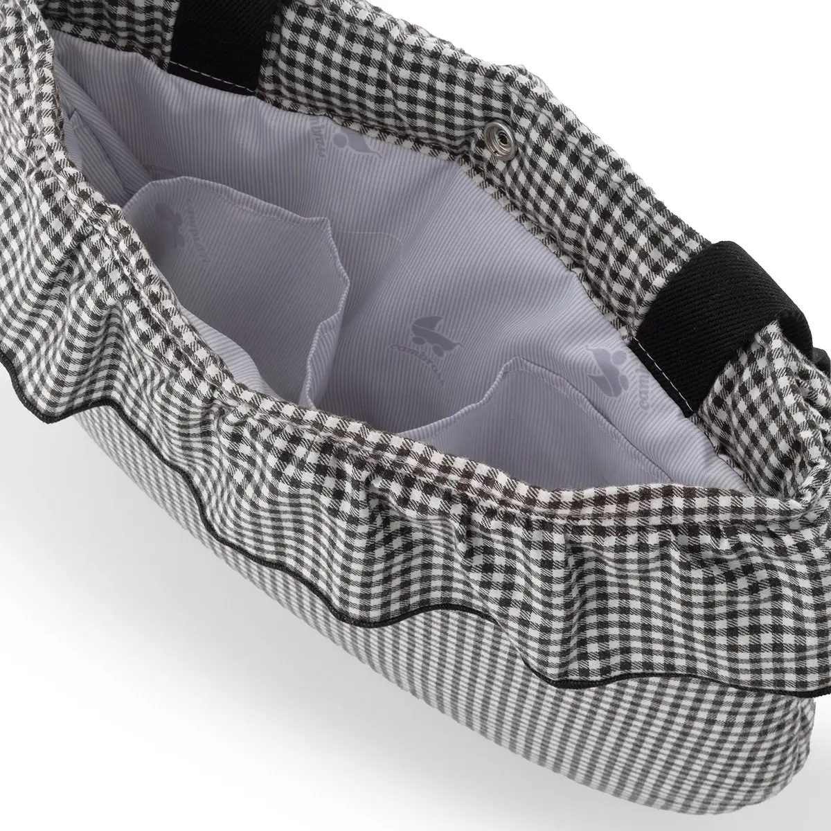 Bolso organizador boho polo black 13x38x20 cm - Imagen 3