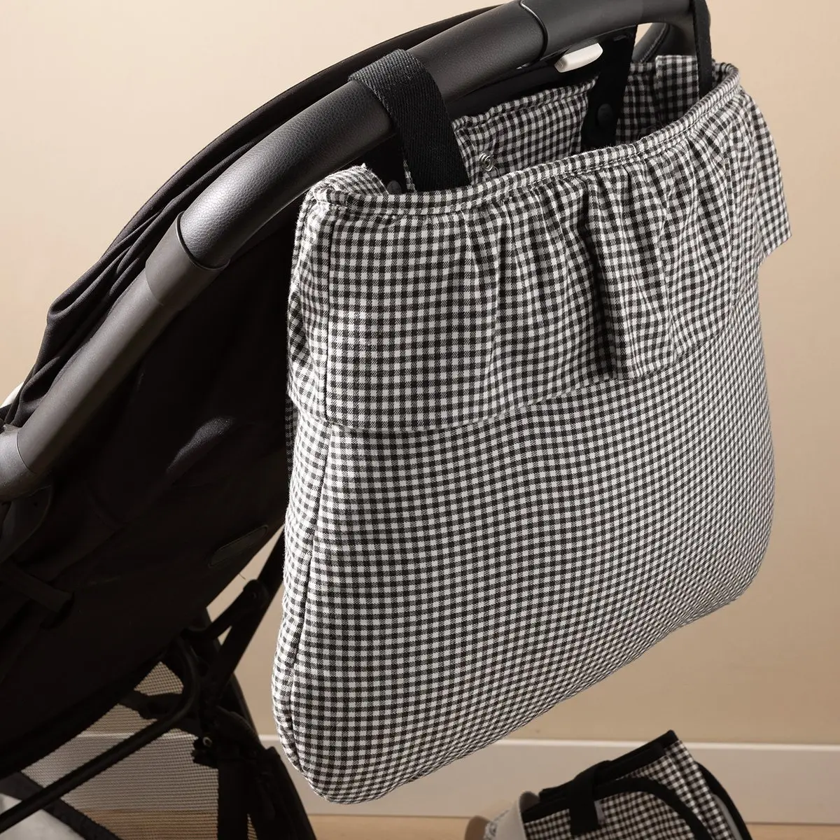 Bolso organizador boho polo black 13x38x20 cm - Imagen 4