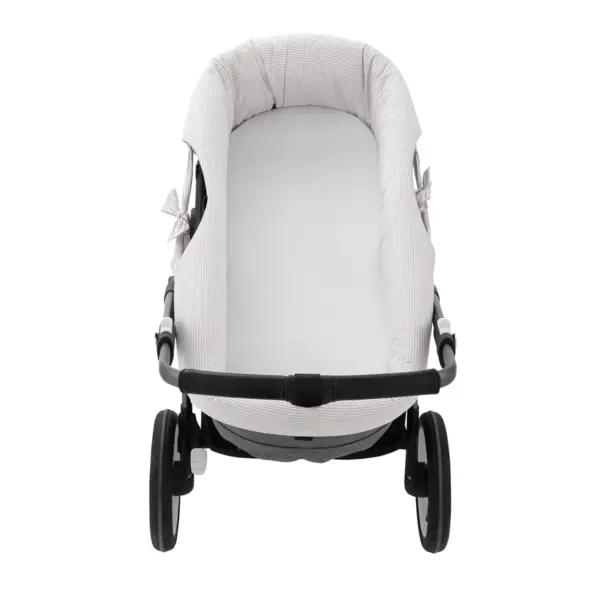 Cubre cuco capazo reversible candela crudo 35x75x35 cm