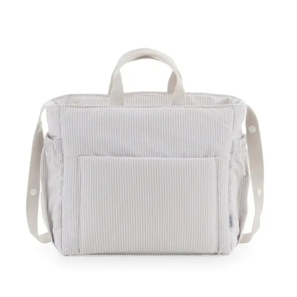 Bolso maternal pack candela crudo 16x43x37 cm
