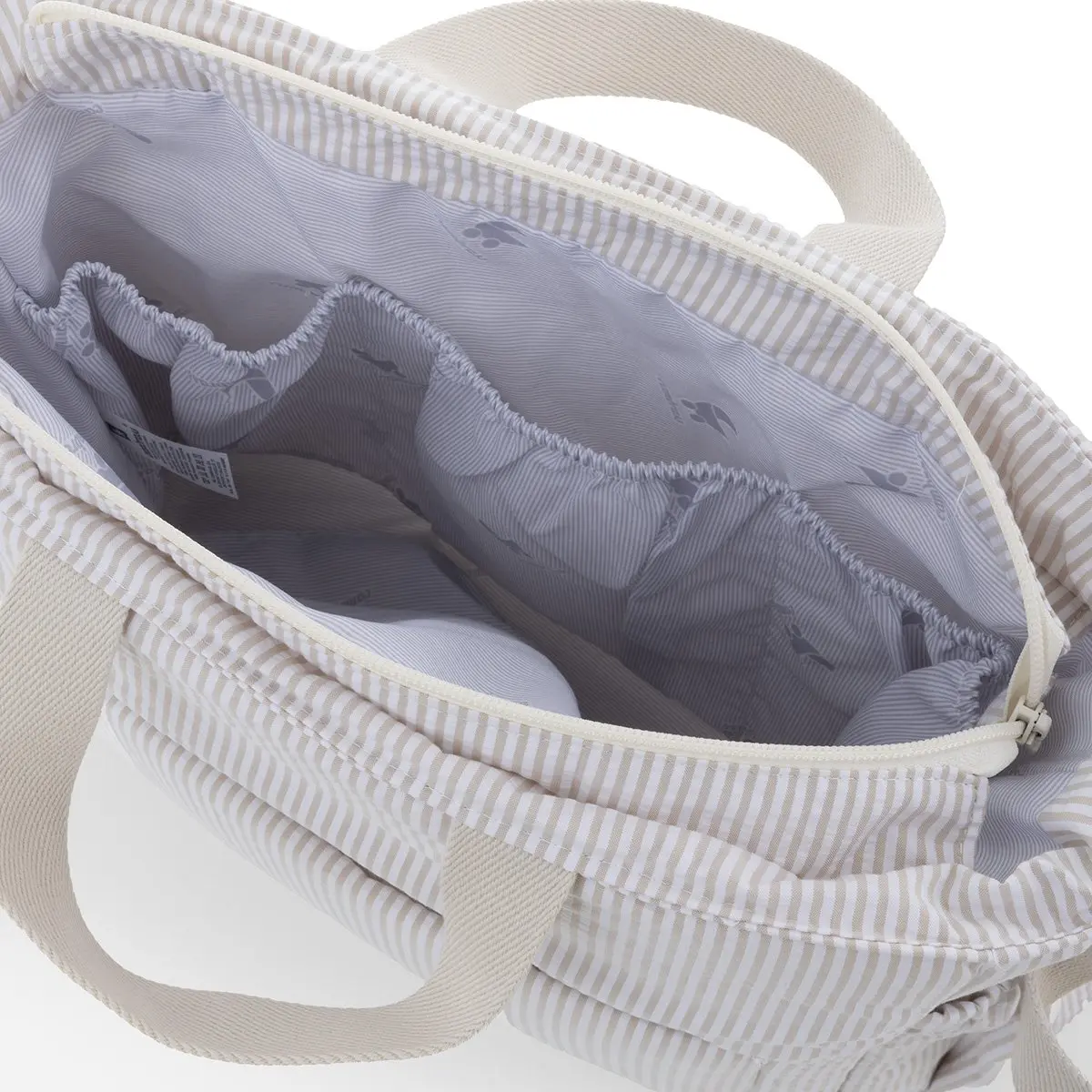 Bolso maternal pack candela crudo 16x43x37 cm - Imagen 4
