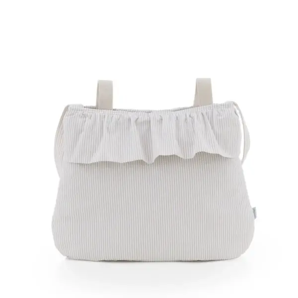 Bolso maternal boho candela crudo 3.5x41x38.5 cm