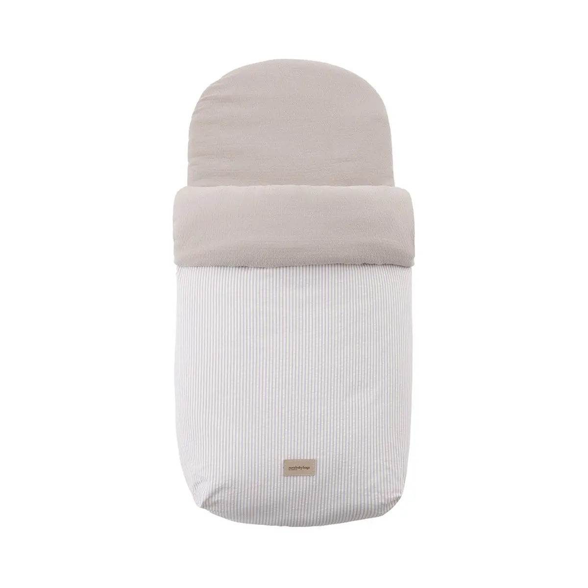 Saco capazo + colchoneta candela crudo 35x80x6 cm - Imagen 2