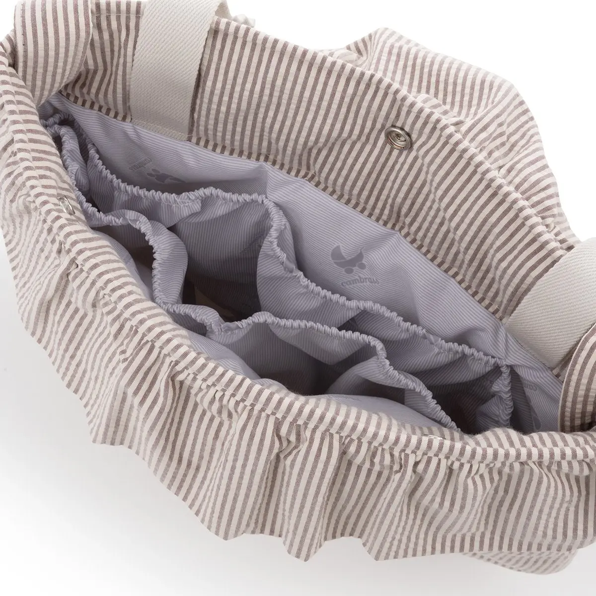 Bolso maternal boho candela wine 3.5x41x38.5 cm - Imagen 3