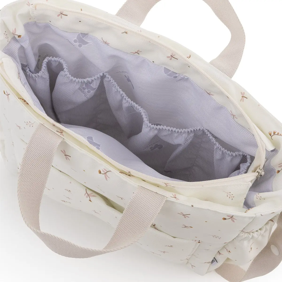 Bolso maternal pack bruca rosa 16x43x37 cm - Imagen 4