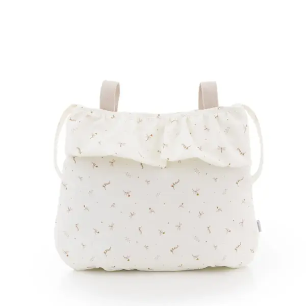 Bolso maternal boho bruca rosa 3.5x41x38.5 cm