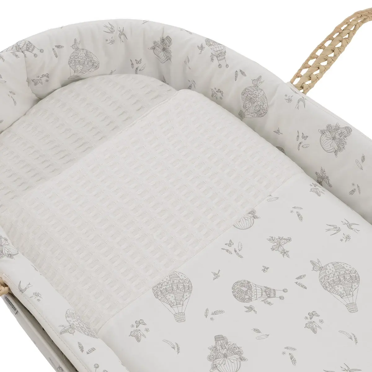 Moises de palma acolchado une globe crudo 39x80x25 cm - Imagen 2