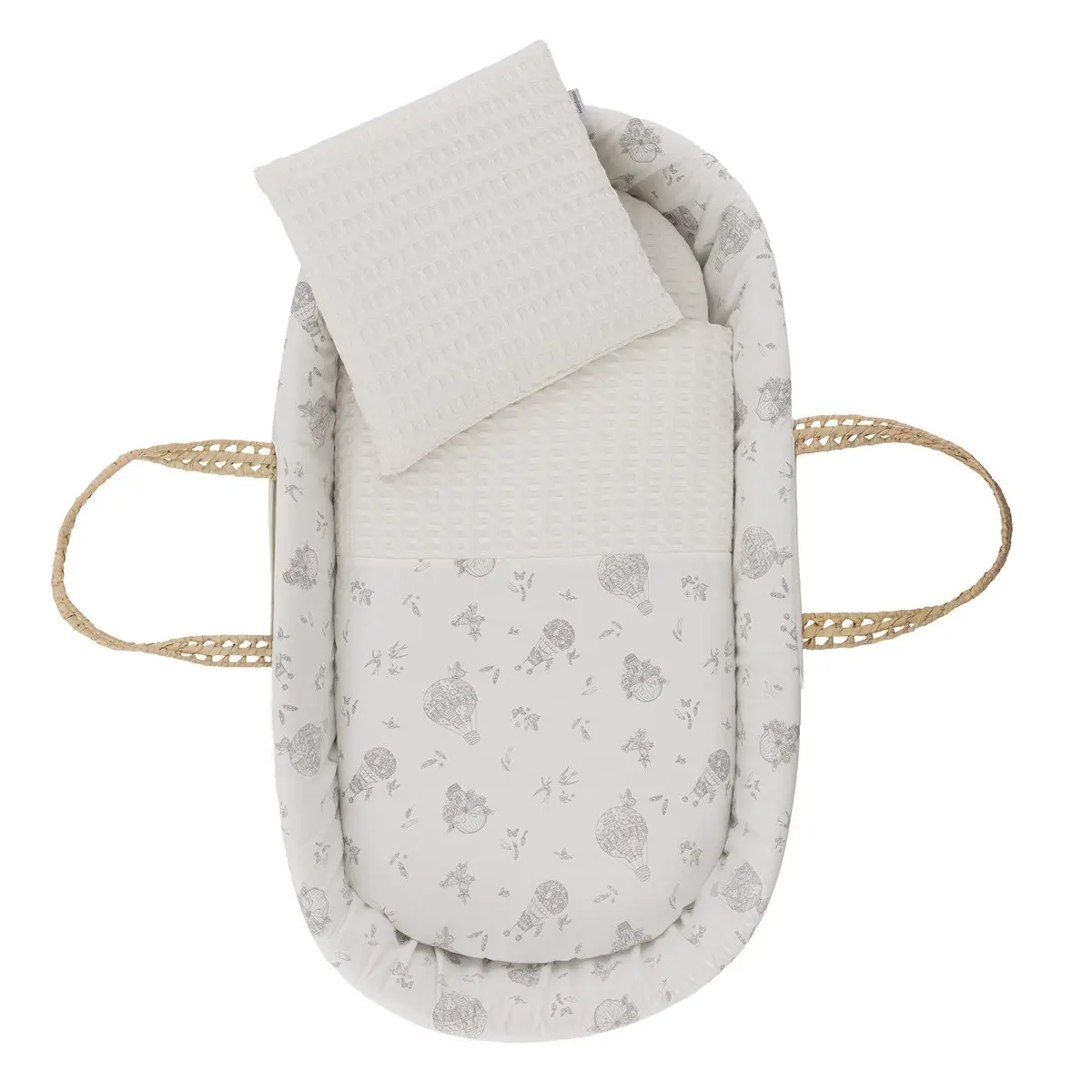 Moises de palma acolchado une globe crudo 39x80x25 cm - Imagen 3