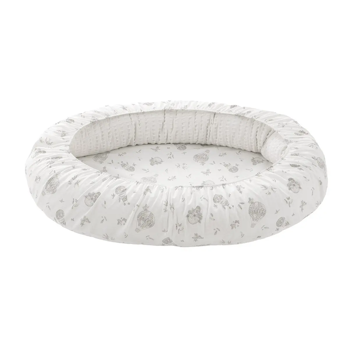 Cuna nido bebe globe 55x90x15 cm crudo