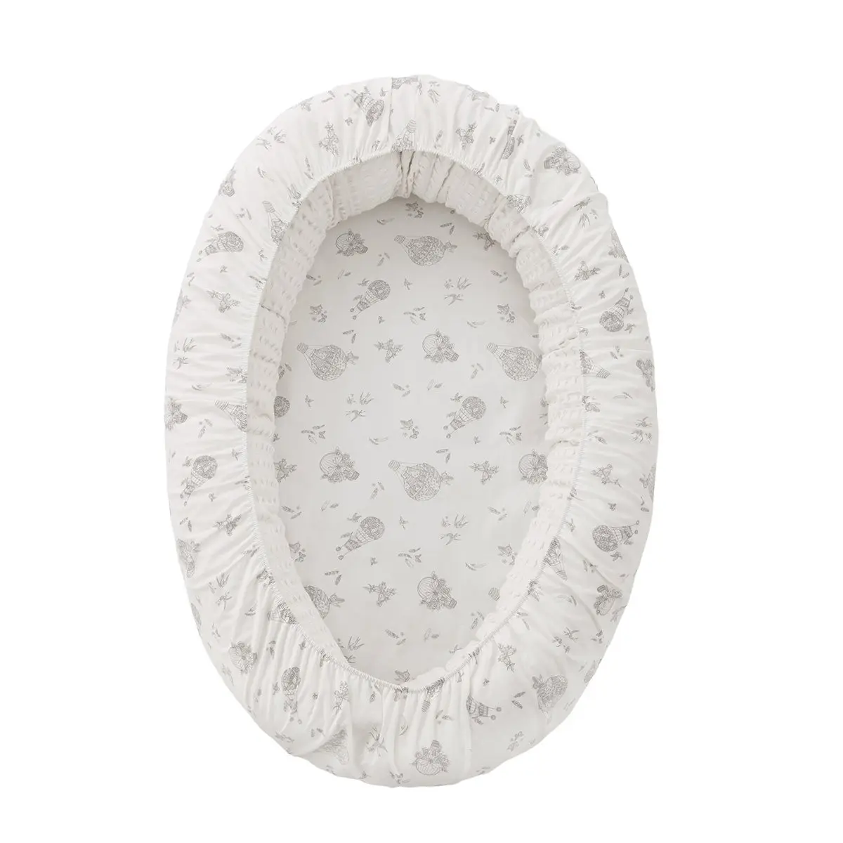 Cuna nido bebe globe 55x90x15 cm crudo - Imagen 2