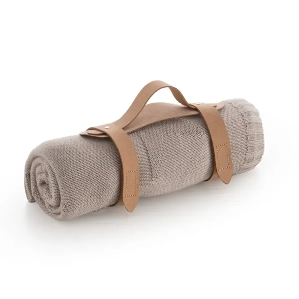 Manta punto bamboo 80x100x1 cm stelle grey