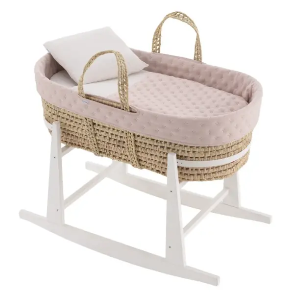 Moises palma acolch+pata m.bco tender blush 39x80x61 cm