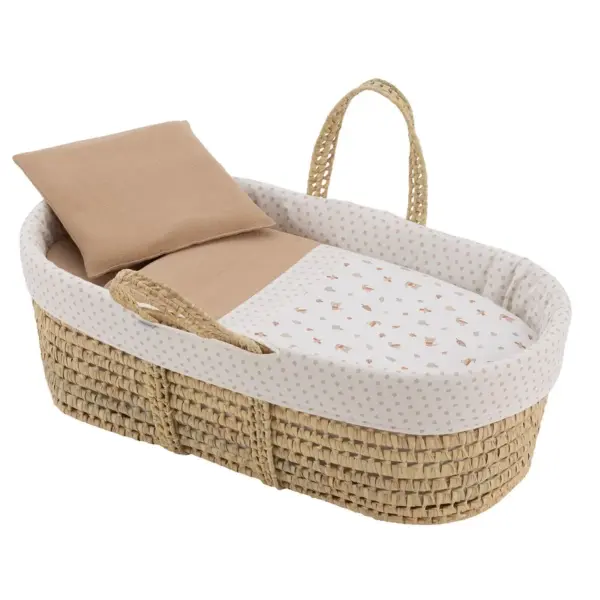 Moises de palma acolchado une senda beige 39x80x25 cm