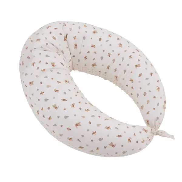Cojin de lactancia luna 80x185x16 cm senda beige