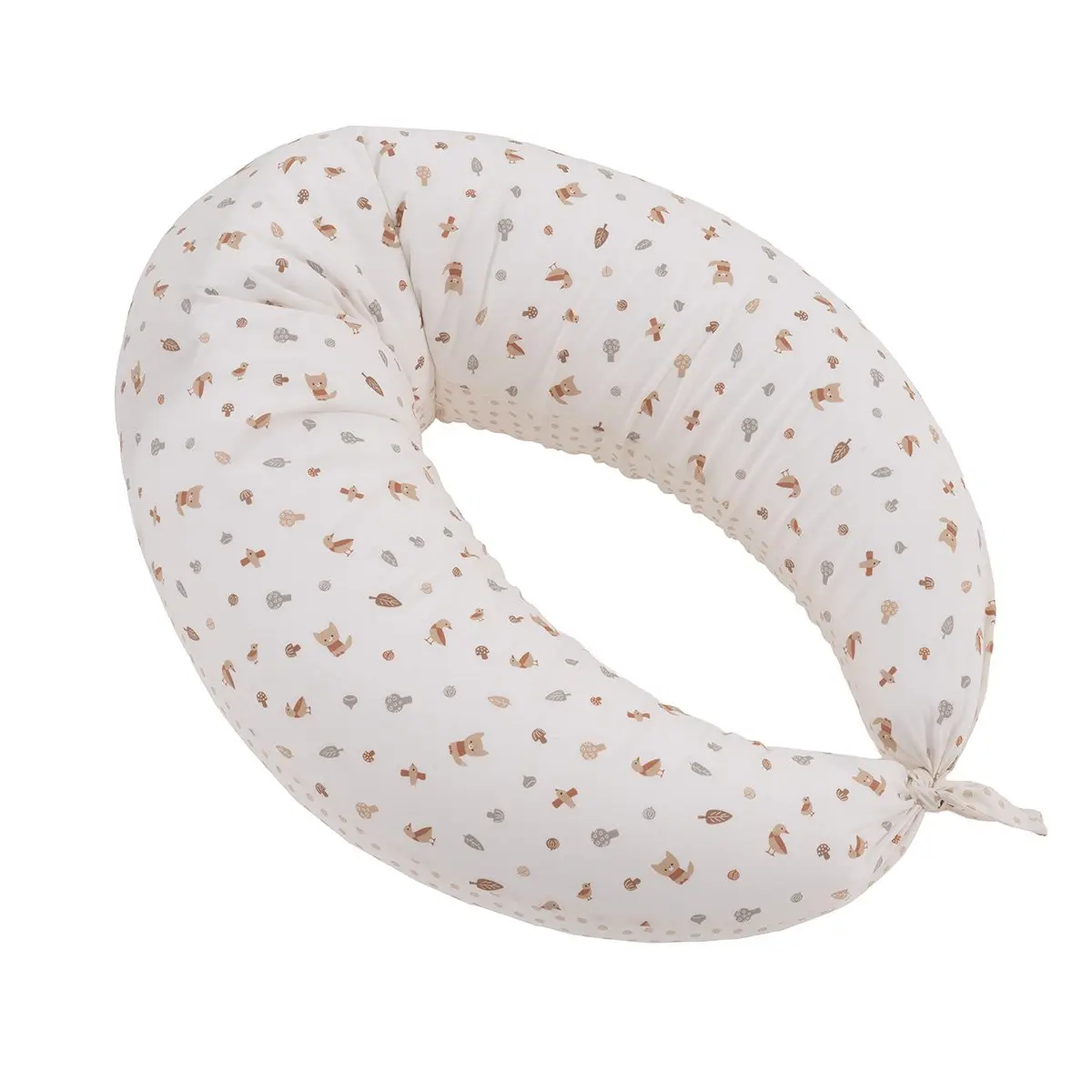 Cojin de lactancia luna 80x185x16 cm senda beige