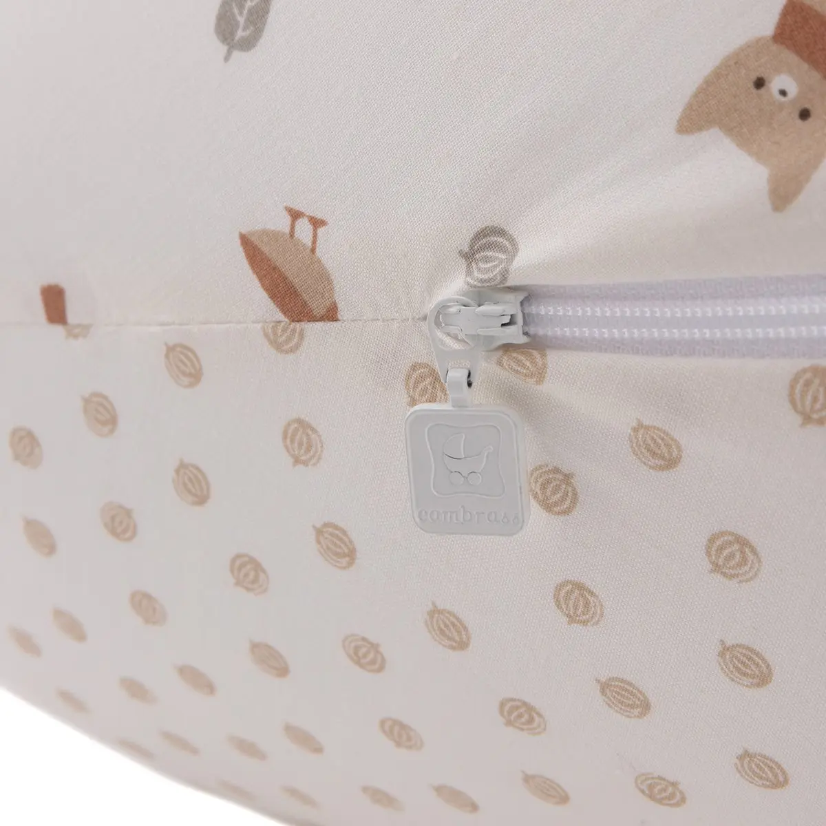 Cojin de lactancia luna 80x185x16 cm senda beige - Imagen 4