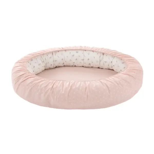 Cuna nido bebe calma 55x90x15 cm rosa