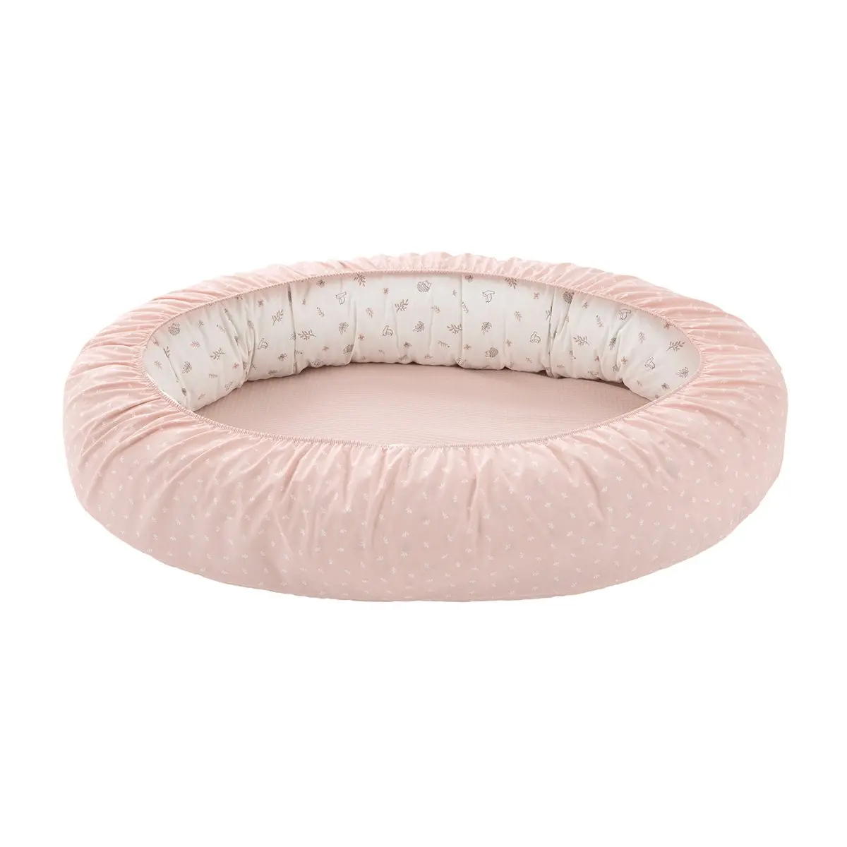 Cuna nido bebe calma 55x90x15 cm rosa