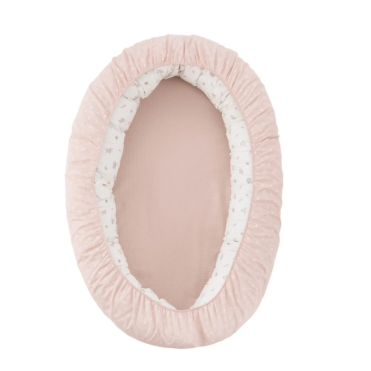 Cuna nido bebe calma 55x90x15 cm rosa - Imagen 2