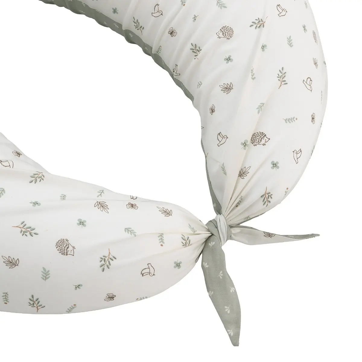 Cojin de lactancia luna 80x185x16 cm calma verde - Imagen 3