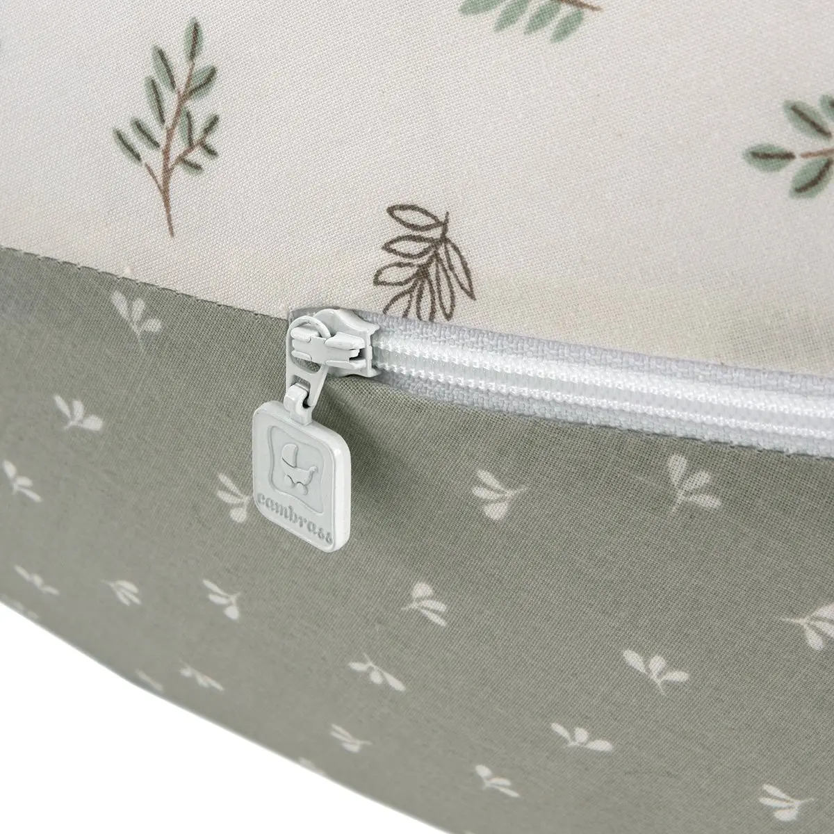 Cojin de lactancia luna 80x185x16 cm calma verde - Imagen 4