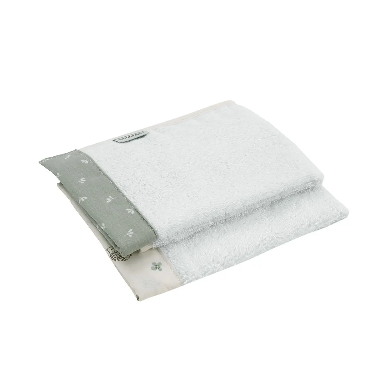 Juego 2 toallas calma verde 25x35x1 cm