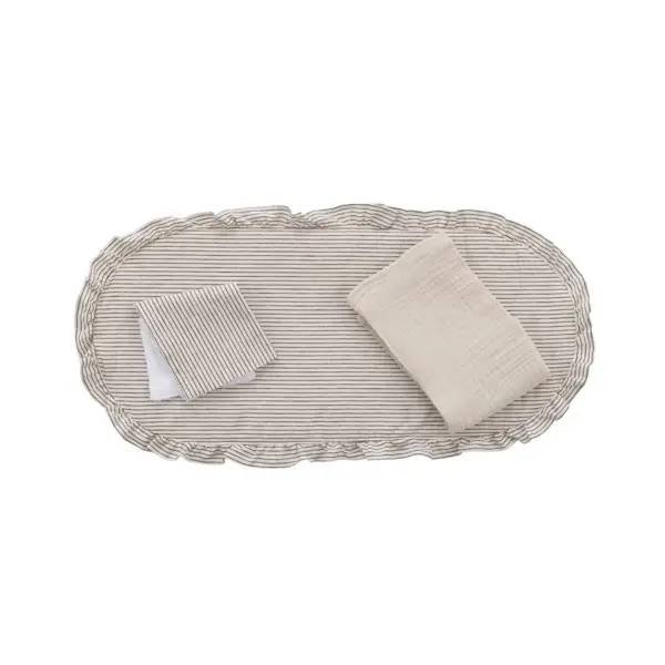 Pack colcha capazo dutton stone 35x75x1 cm