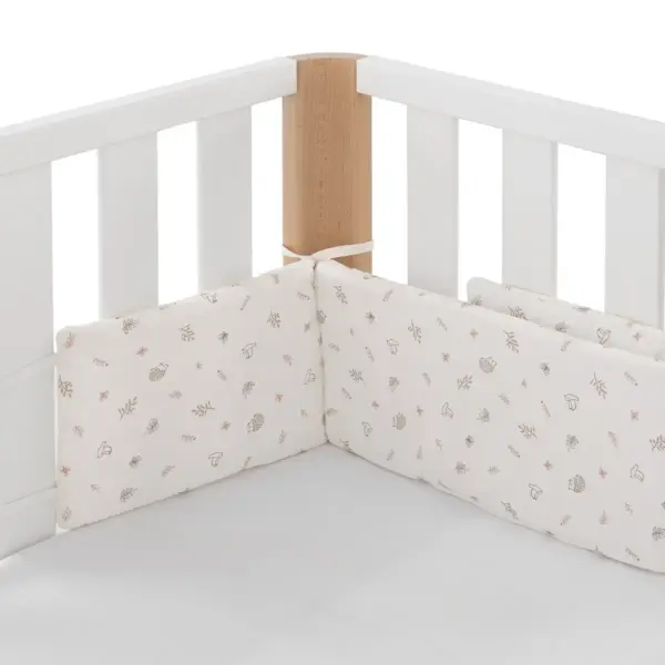 Protector cuna doco 103x19x2 cm calma rosa
