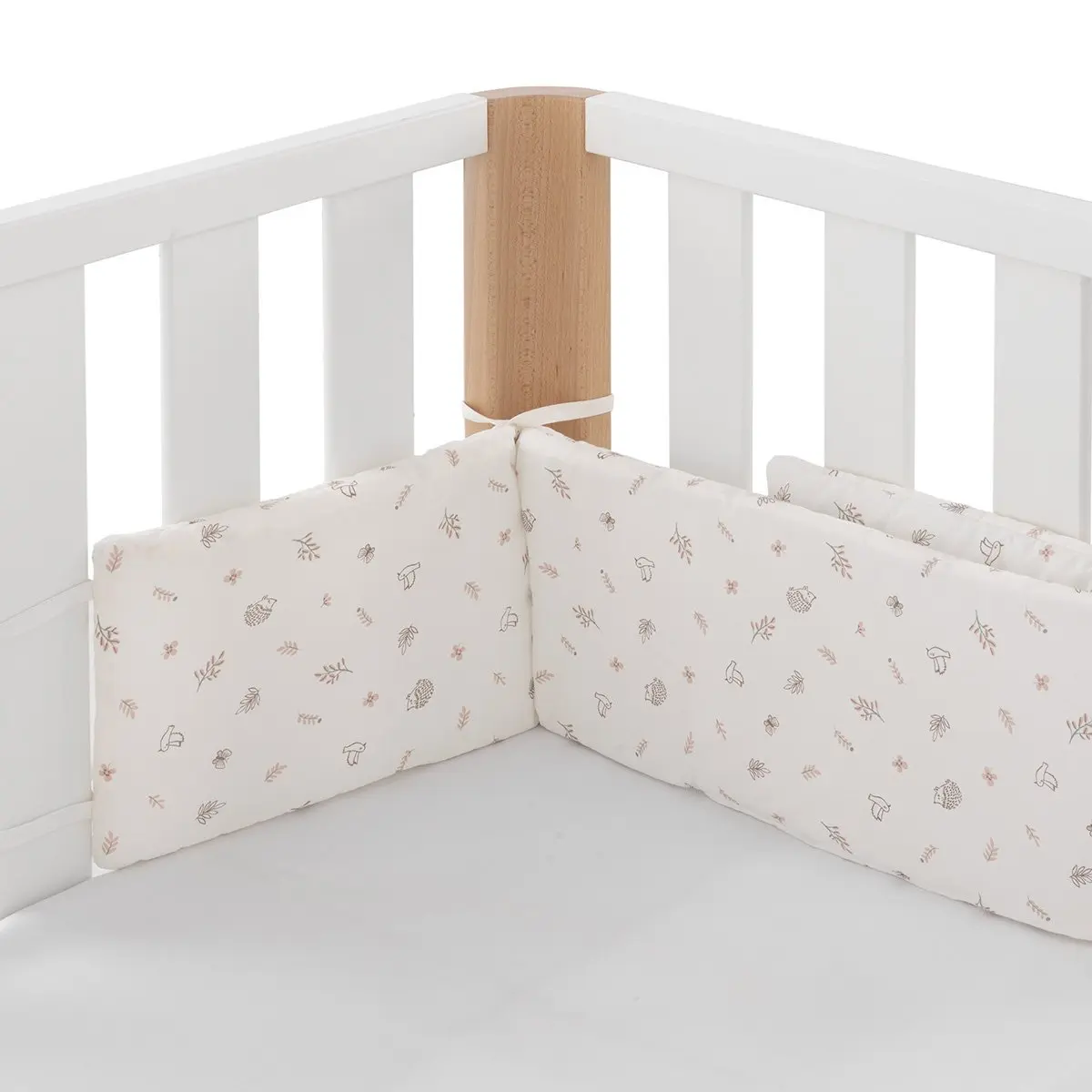 Protector cuna doco 103x19x2 cm calma rosa