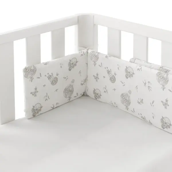 Protector cuna doco 103x19x2 cm globe crudo